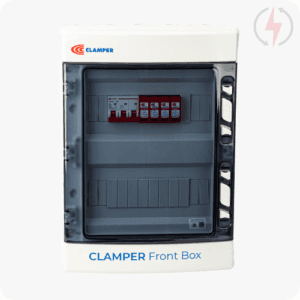 CLAMPER FRONT BOX 275V 20KA 3P 63A IP65 P24
